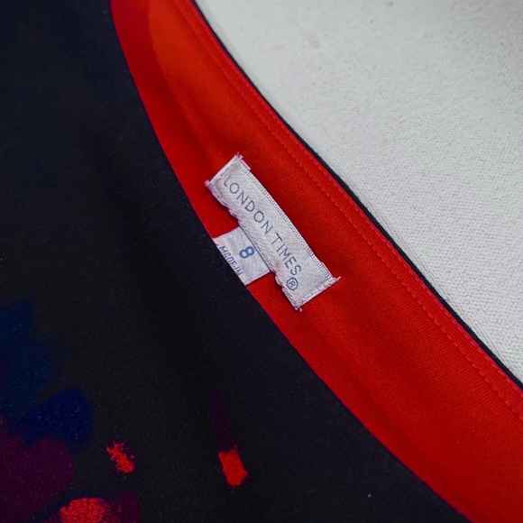 London Times Floral Dress - Picture 6 of 6